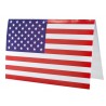 Cartes invitation drapeau américain USA les 10