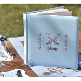 Livre d'or Pirate bleu ciel