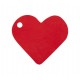 Etiquettes coeur rouge les 10