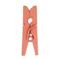 Mini pinces en bois corail les 24