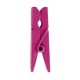 Mini pince en bois fuchsia les 24