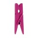 Mini pince en bois fuchsia les 24