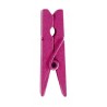 Mini pinces en bois fuchsia les 24