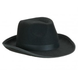 Chapeau borsalino noir adulte