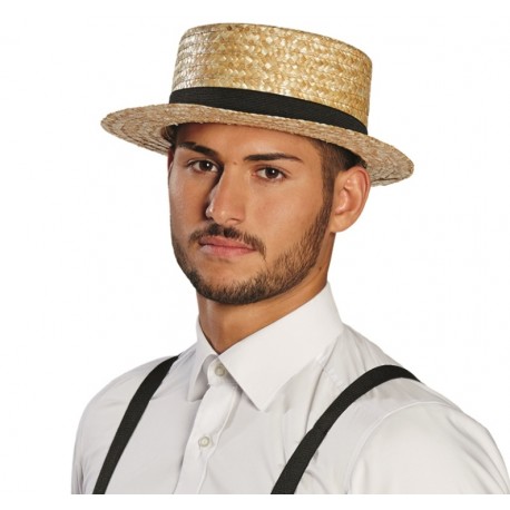 Chapeau canotier adulte