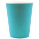 Gobelet carton turquoise les 10