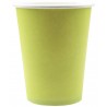 Gobelet carton vert anis les 10