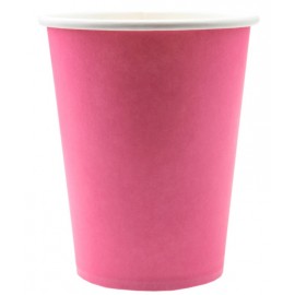 Gobelet carton fuchsia les 10