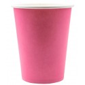 Gobelets carton fuchsia les 10