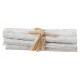 Fagot de bois blanc déco 6 cm les 4