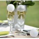 Boules coton blanc déco 5 cm les 4