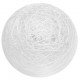 Boule coton blanc déco 5 cm les 4