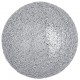 Boule coton argent déco 5 cm les 4