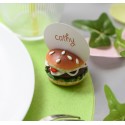 Marque-place hamburger 4 cm les 2