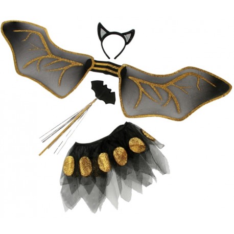 Set accessoires chauve-souris enfant