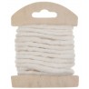 Cordon laine blanche 4 mm x 3 M