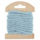 Cordon laine bleu ciel 4 mm x 3 M