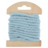 Cordon laine bleu ciel 4 mm x 3 M