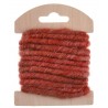 Cordon laine rouge 4 mm x 3 M