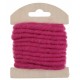 Cordon laine fuchsia 4 mm x 3 M