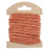 Cordon laine corail 4 mm x 3 M