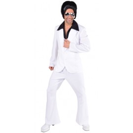 Déguisement Disco Blanc homme luxe style Disco Fever