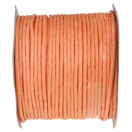 Cordon papier corail laitonné 20 M Paper cord