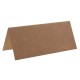 Marque place rectangle carton kraft les 10