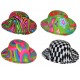 Chapeau melon fluo assortis adulte et enfant