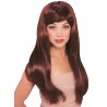 Perruque auburn longue femme