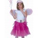 Déguisement jupe tulle fuchsia fille