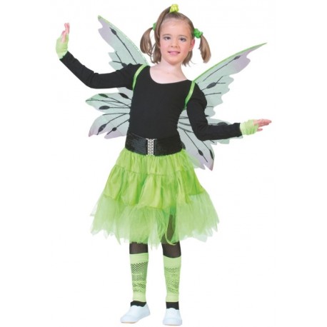 Déguisement jupe tulle vert fille