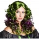 Perruque gothique verte et violette femme