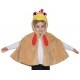Déguisement cape coq bébé et enfant