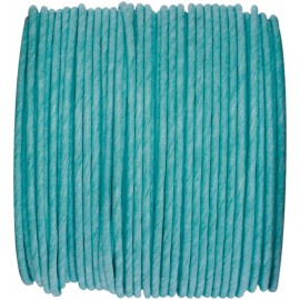 Cordon papier turquoise laitonné 20 M