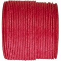 Cordon papier rouge laitonné 20 M