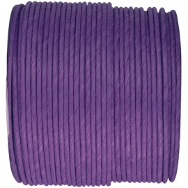 Cordon papier violet laitonné 20 M