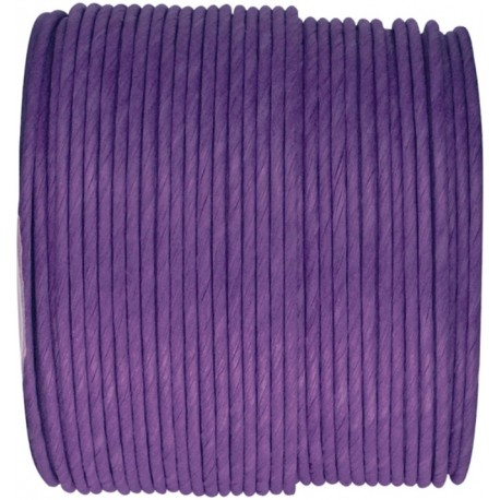 Cordon papier violet laitonné 20 M