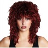 Perruque rock auburn femme