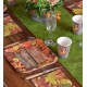 Assiette automne en carton 23 cm les 10