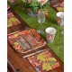 Serviettes De Table Motif Automne - Lot De 20 En Papier 3 Plis 33x33 Cm (fabriqué En Europe)