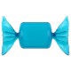 Boîte à dragées Bonbon turquoise les 4