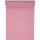 Chemin de table rose en tissu 5 M