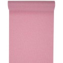 Chemin de table rose en tissu 5 M