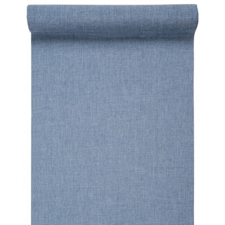 Chemin de table bleu ciel en tissu 5 M