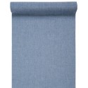 Chemin de table bleu ciel en tissu 5 M