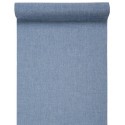 Chemin de table bleu ciel en tissu 5 M