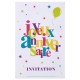 Carte invitation joyeux anniversaire les 6