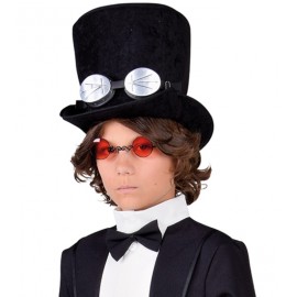 Chapeau haut de forme noir enfant luxe