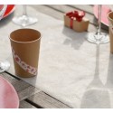 Chemin de table pailleté intissé 10 M - 3 coloris au choix